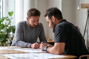 Consultation meeting with designer