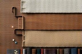 Selecting wood and fabric samples